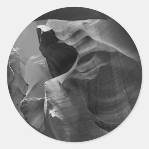 Upper Antelope Canyon, Page, Arizona, USA Runder Aufkleber