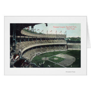 Upper Bleacher View of Nat'l League Baseball Par