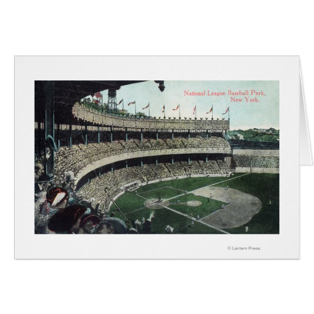 Upper Bleacher View of Nat'l League Baseball Par (Vorderseite (Horizontal))