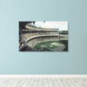 Upper Bleacher View of Nat'l League Baseball Par Leinwanddruck (Insitu (Holzboden))