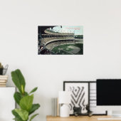 Upper Bleacher View of Nat'l League Baseball Par Poster (Heimbüro)