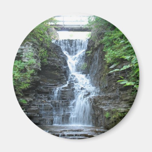 Upper Buttermilk Falls Ithaca, NY Magnet (Vorne)