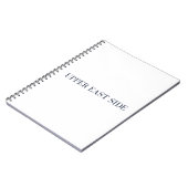 Upper East Side Spiralblock Notizbuch Notizblock (Linke Seite)