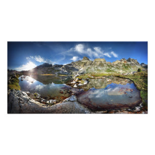 Upper Ediza Seebecken unter den Minarettbecken - S Fotodruck
