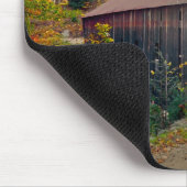 Upper Falls Covered Bridge, Vermont Mousepad (Ecke)