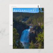 Upper Falls Grand Canyon of the Yellowstone Postkarte (Vorne/Hinten)