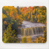 Upper Falls with Fall Colors Mousepad (Vorne)