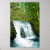 Upper Multnomah Falls Oregon Poster (Vorne)