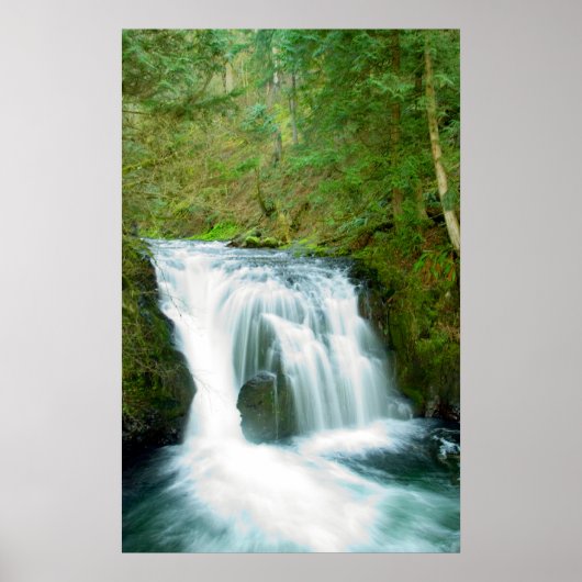 Upper Multnomah Falls Oregon Poster (Vorne)