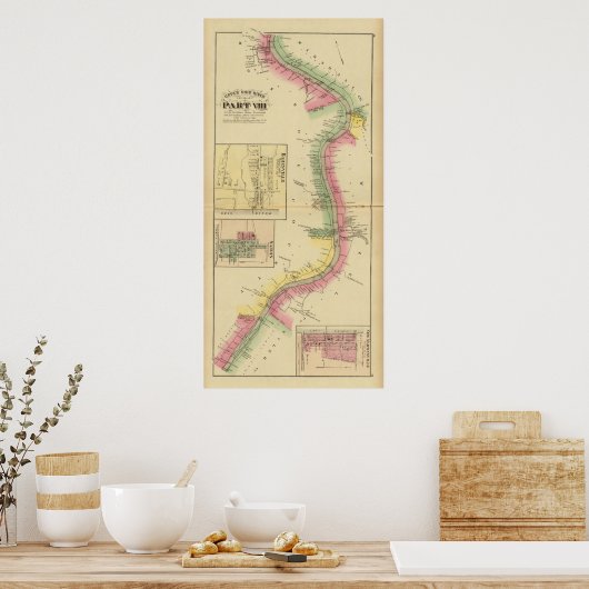 Upper Ohio River and Valley part Poster (Küche)