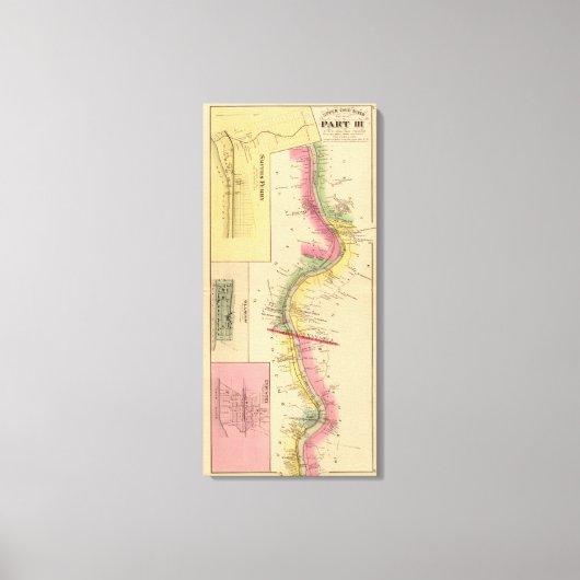 Upper Ohio River Leinwanddruck (Vorderseite)