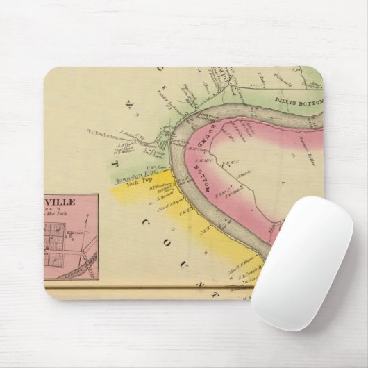 Upper Ohio River und Valley 3 Mousepad (Mit Mouse)