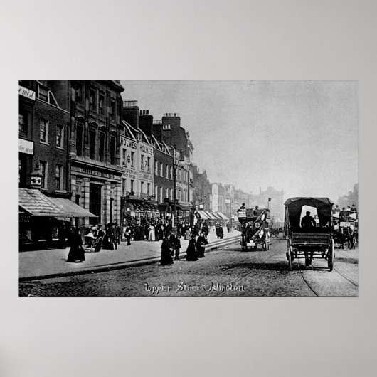 Upper Street, Islington, c.1906 Poster (Vorne)