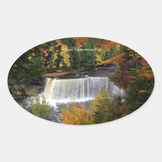 Upper Tahquamenon Falls Aufkleber (Vorderseite)