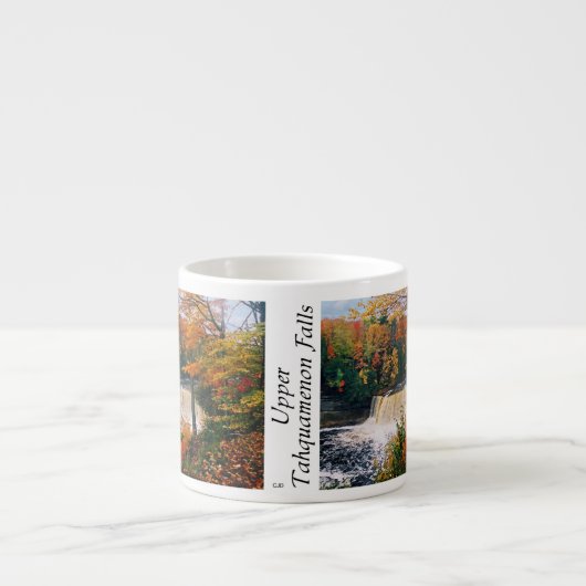 Upper Tahquamenon Falls fall espresso Tasse (Vorderseite)