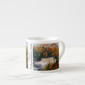 Upper Tahquamenon Falls fall espresso Tasse (Vorderseite Rechts)