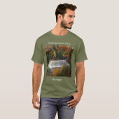 Upper Tahquamenon Falls fallen Shirt weißen Buchst (Vorne ganz)