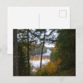 Upper Tahquamenon Falls, Herbst, Michigan Postkarte (Vorne/Hinten)