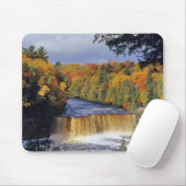 Upper Tahquamenon Falls in UP Michigan im Herbst Mousepad (Mit Mouse)
