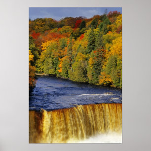 Upper Tahquamenon Falls in UP Michigan Poster