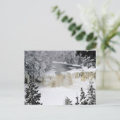 Upper Tahquamenon Falls-postcardcopy Postkarte (Stehend Vorderseite)