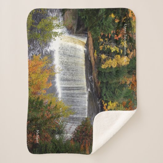 Upper Tahquamenon Falls sherpa Decke Sherpadecke (Vorderseite)