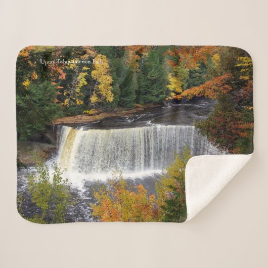 Upper Tahquamenon Falls sherpa Decke Sherpadecke (Vorderseite (Horizontal))