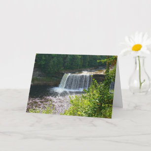 Upper Tahquamenon Falls Staat Park, MI Geburtstag Karte
