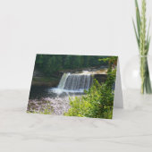 Upper Tahquamenon Falls Staat Park, MI Get Well We Karte (Vorderseite)