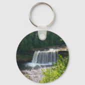 Upper Tahquamenon Falls Staat Park, MI Schlüsselanhänger (Rückseite)