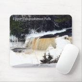 Upper Tahquamenon Falls winter mousepad (Mit Mouse)