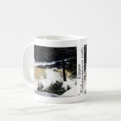 Upper Tahquamenon Falls winter Tasse (Vorderseite Links)