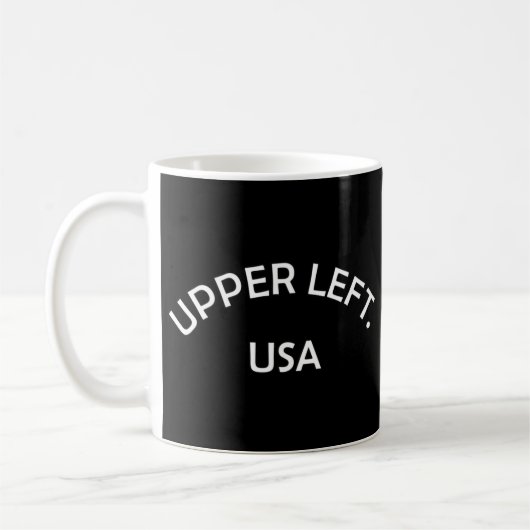 UPPER VERLASSEN USA KAFFEETASSE (Links)