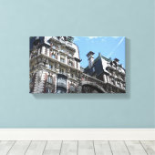 Upper West Side Apartment Gebäude New York City Leinwanddruck (Insitu (Holzboden))
