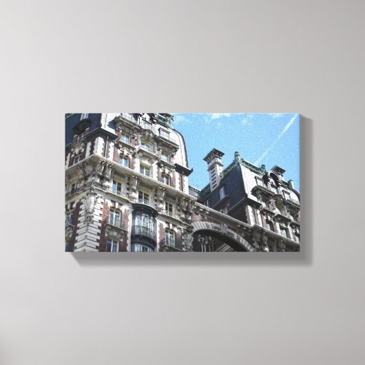 Upper West Side Apartment Gebäude New York City Leinwanddruck (Vorderseite)