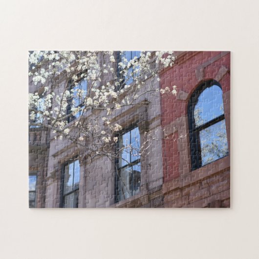 Upper West Side Brownstone Manhattan New York City Puzzle (Horizontal)