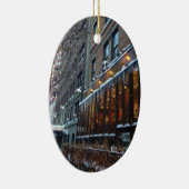 Upper West Side Icicles New York City Winter NYC Keramikornament (Rechts)