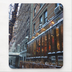 Upper West Side Icicles New York City Winter NYC Mousepad