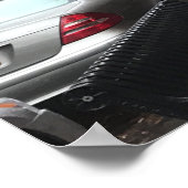 Upper West Side NYC Snow Christmas Lights New York Poster (Ecke)