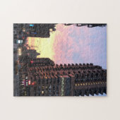 Upper West Side Sunset NYC New York Foto Puzzle (Horizontal)