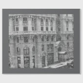 Upper West Side Winter Wrapping Paper Geschenkpapier (Flach)
