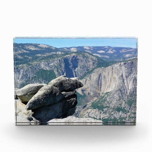 Upper Yosemite Falls from Glacier Point, CA Fotoblock (Vorderseite)