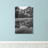 Upper Yosemite Falls Landschaftlich Leinwanddruck (Insitu (Holzboden))