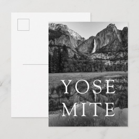 Upper Yosemite Falls Landschaftlich Postkarte (Vorne/Hinten)