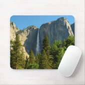 Upper Yosemite Falls, Merced River, Yosemite Mousepad (Mit Mouse)