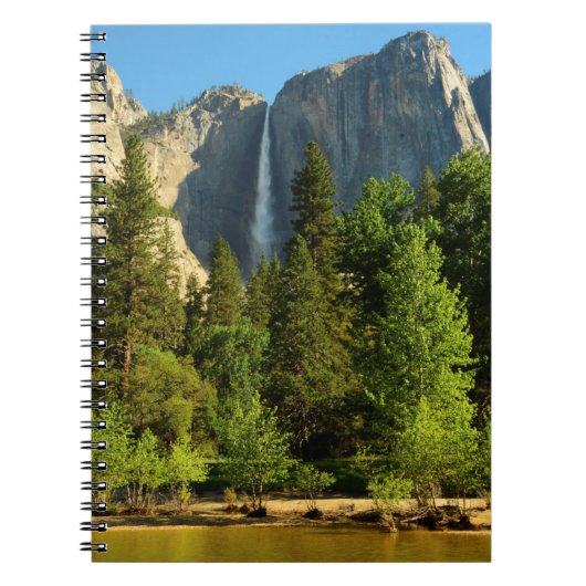 Upper Yosemite Falls, Merced River, Yosemite Notizblock (Vorderseite)