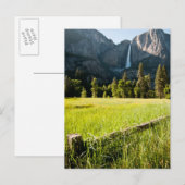 Upper Yosemite Falls Postkarte (Vorne/Hinten)