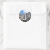 Upper Yosemite Falls Runder Aufkleber (Tasche)