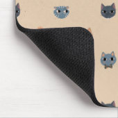 Upperclaws Cats (Double Pearl Lusta) - Mouse Pad Mousepad (Ecke)