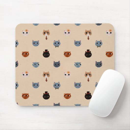 Upperclaws Cats (Double Pearl Lusta) - Mouse Pad Mousepad (Mit Mouse)